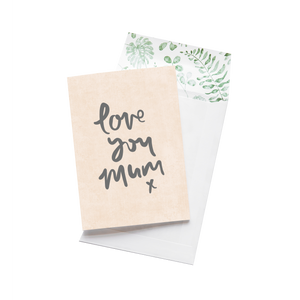 Greeting Card - Love You Mum - CRAVE WARES