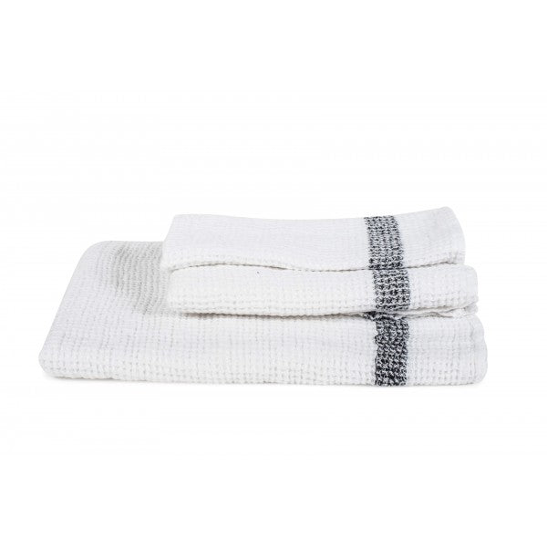 Antibes Linen Towels - White