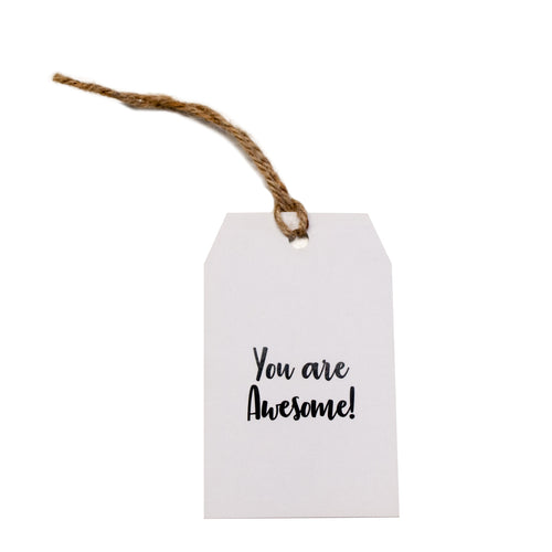 Gift tag - You Are Awesome - Black - CRAVE WARES