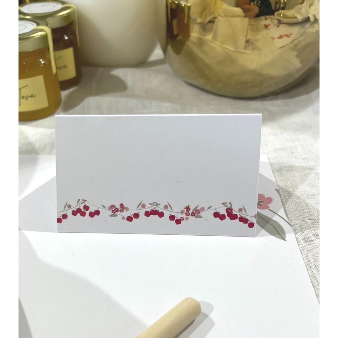 rosh-hashanah-shana-tova Sweet Apple Blossom Place Card, frontside