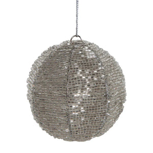 Beaded Bauble - Silver
