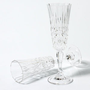 Clear Acrylic Champagne Glass, cravewares