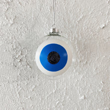 Evil Eye Christmas Tree Ornament -- Clear