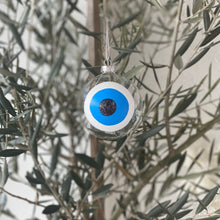 Evil Eye Christmas Tree Ornament -- Clear
