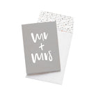 Greeting Card - Mr + Mrs - CRAVE WARES