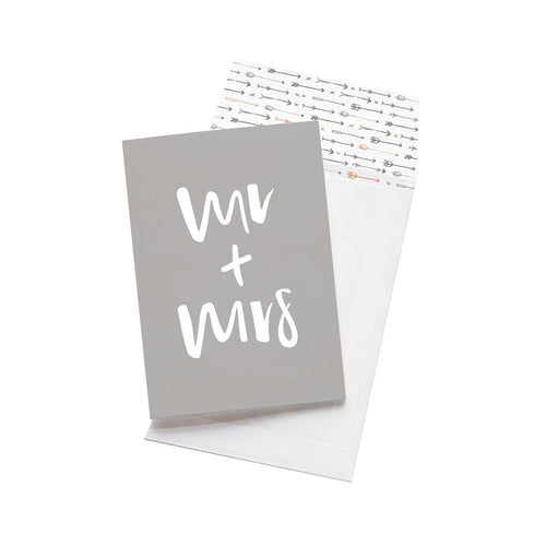 Greeting Card - Mr + Mrs - CRAVE WARES