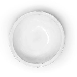 Carron Paris - Classic White Ceramic Salad Bowl, birdsview