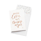 Greeting Card - Peace Love & Champagne - CRAVE WARES