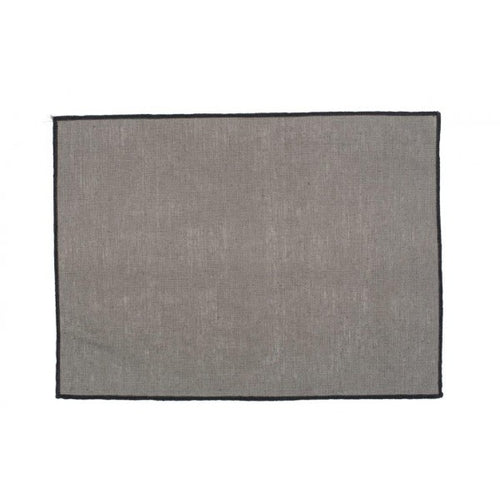 Avignon Washable Placemat - Charcoal