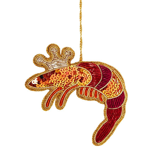 Prawn Sparkle Ornament