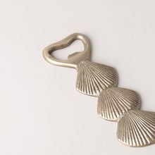 Brass Shell Bottle Opener, upside